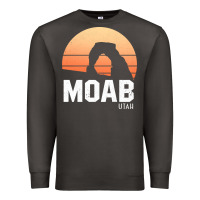 Smoke moab utah arches national park vintage retro outdoor hiking pullover h Premium Sweatshirt - linhVisuals
