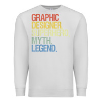 Dove Grey funny graphic designer t shirt Premium Sweatshirt - linhVisuals