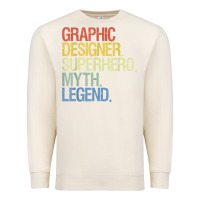 Sandshell funny graphic designer t shirt Premium Sweatshirt - linhVisuals