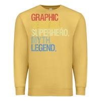 Antique Gold funny graphic designer t shirt Premium Sweatshirt - linhVisuals