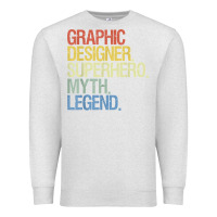 Oatmeal Heather funny graphic designer t shirt Premium Sweatshirt - linhVisuals