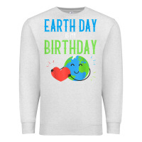 Oatmeal Heather earth day is my birthday shirt pro environment party gift t shirt Premium Sweatshirt - linhVisuals