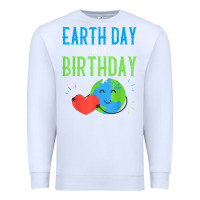 White earth day is my birthday shirt pro environment party gift t shirt Premium Sweatshirt - linhVisuals