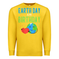 Lemon earth day is my birthday shirt pro environment party gift t shirt Premium Sweatshirt - linhVisuals