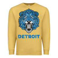 Funny Vintage Lion Face Head Detroit Gifts Tank Top Premium Sweatshirt | Teevron