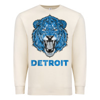 Sandshell funny vintage lion face head detroit gifts tank top Premium Sweatshirt - linhVisuals