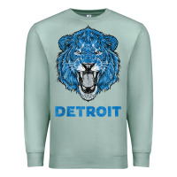 Seafoam funny vintage lion face head detroit gifts tank top Premium Sweatshirt - linhVisuals