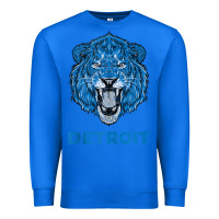 True Royal funny vintage lion face head detroit gifts tank top Premium Sweatshirt - linhVisuals