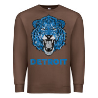 Chestnut funny vintage lion face head detroit gifts tank top Premium Sweatshirt - linhVisuals