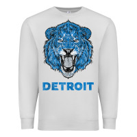 Dove Grey funny vintage lion face head detroit gifts tank top Premium Sweatshirt - linhVisuals