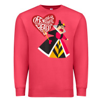 Cardinal alice in wonderland queen of hearts off with their heads tank top Premium Sweatshirt - linhVisuals