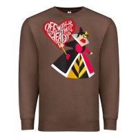 Alice In Wonderland Queen Of Hearts Off With Their Heads Tank Top Premium Sweatshirt | Teevron