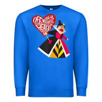 True Royal alice in wonderland queen of hearts off with their heads tank top Premium Sweatshirt - linhVisuals