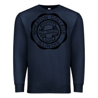 Navy wheaton college illinois Premium Sweatshirt - linhVisuals