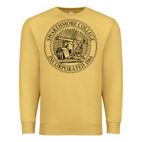 Antique Gold swarthmore college Premium Sweatshirt - linhVisuals