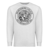 Oatmeal Heather swarthmore college Premium Sweatshirt - linhVisuals