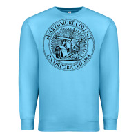 Ocean Blue swarthmore college Premium Sweatshirt - linhVisuals
