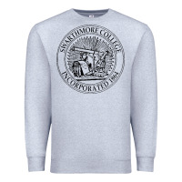 Heather Grey swarthmore college Premium Sweatshirt - linhVisuals