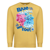 Antique Gold blue's clues & you blue skidoo, we can too tank top Premium Sweatshirt - linhVisuals