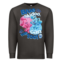 Smoke blue's clues & you blue skidoo, we can too tank top Premium Sweatshirt - linhVisuals