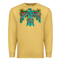 Antique Gold thunderbird Premium Sweatshirt - JahusDesignShop