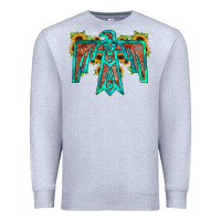 Heather Grey thunderbird Premium Sweatshirt - JahusDesignShop