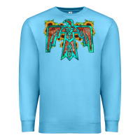 Ocean Blue thunderbird Premium Sweatshirt - JahusDesignShop