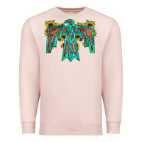 Pale Pink thunderbird Premium Sweatshirt - JahusDesignShop