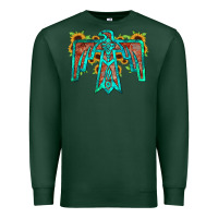 Sports Green thunderbird Premium Sweatshirt - JahusDesignShop