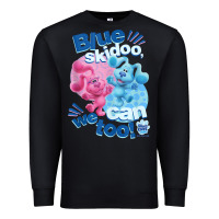 Black blue's clues & you blue skidoo, we can too tank top Premium Sweatshirt - linhVisuals