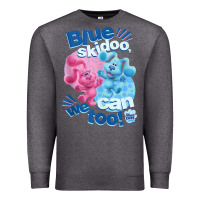 Charcoal Heather blue's clues & you blue skidoo, we can too tank top Premium Sweatshirt - linhVisuals