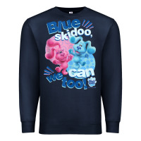 Navy blue's clues & you blue skidoo, we can too tank top Premium Sweatshirt - linhVisuals
