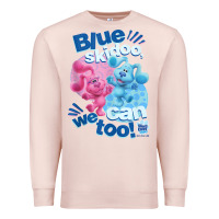 Pale Pink blue's clues & you blue skidoo, we can too tank top Premium Sweatshirt - linhVisuals