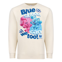 Sandshell blue's clues & you blue skidoo, we can too tank top Premium Sweatshirt - linhVisuals