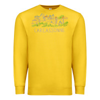 Lemon carcassonne france unique hand drawn art gift men women t shirt Premium Sweatshirt - linhVisuals