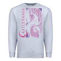 Heather Grey castlevania alucard dark portrait t shirt Premium Sweatshirt - linhVisuals