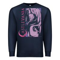 Navy castlevania alucard dark portrait t shirt Premium Sweatshirt - linhVisuals