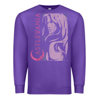 Purple castlevania alucard dark portrait t shirt Premium Sweatshirt - linhVisuals