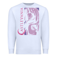 White castlevania alucard dark portrait t shirt Premium Sweatshirt - linhVisuals