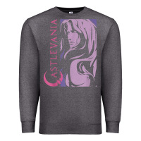 Charcoal Heather castlevania alucard dark portrait t shirt Premium Sweatshirt - linhVisuals