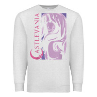 Oatmeal Heather castlevania alucard dark portrait t shirt Premium Sweatshirt - linhVisuals