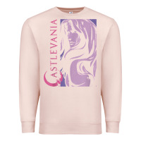 Pale Pink castlevania alucard dark portrait t shirt Premium Sweatshirt - linhVisuals