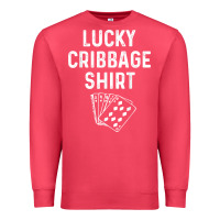 Cardinal funny cribbage shirt lucky card game player lover gift t shirt Premium Sweatshirt - linhVisuals