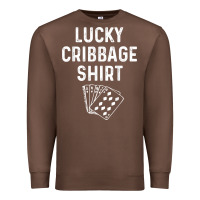 Chestnut funny cribbage shirt lucky card game player lover gift t shirt Premium Sweatshirt - linhVisuals