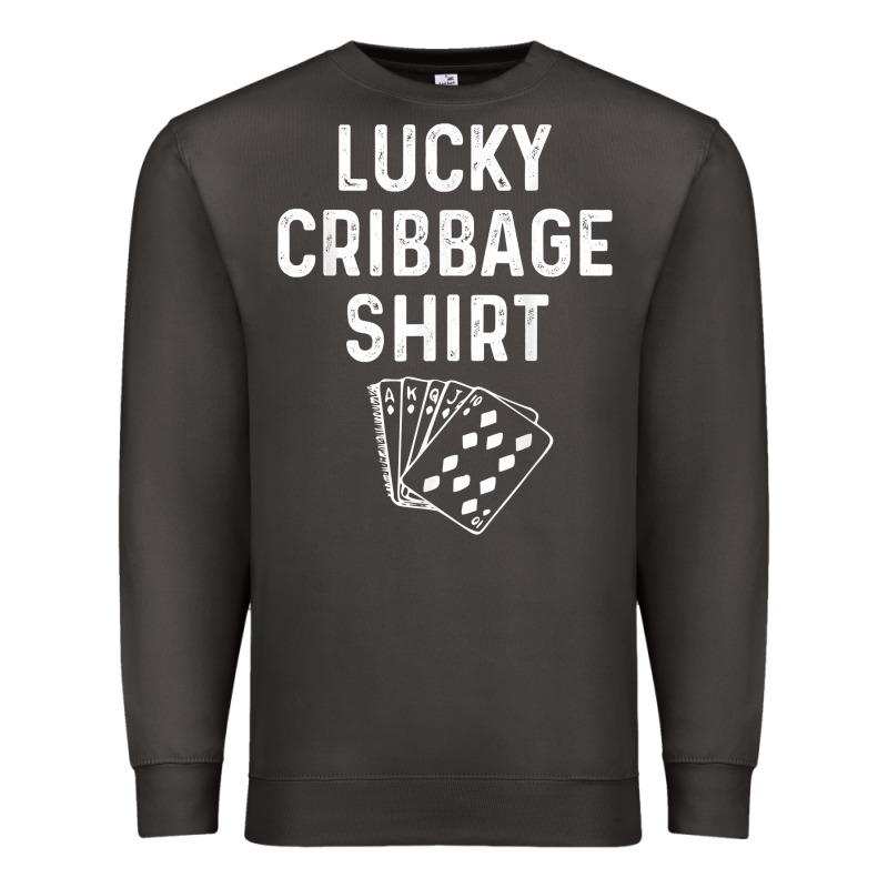 Funny Cribbage Shirt Lucky Card Game Player Lover Gift T Shirt Premium Sweatshirt by linhVisuals | Teevron