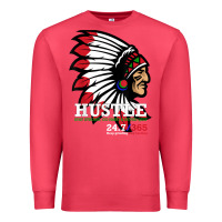 Cardinal hustle 247 gang clothing native american men gift t shirt t shirt Premium Sweatshirt - linhVisuals