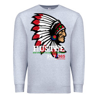 Heather Grey hustle 247 gang clothing native american men gift t shirt t shirt Premium Sweatshirt - linhVisuals