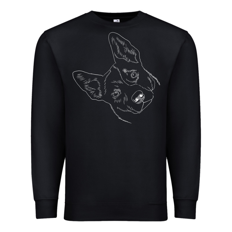 Funny Australian Cattle Dog T Shirt Premium Sweatshirt by linhVisuals | Teevron