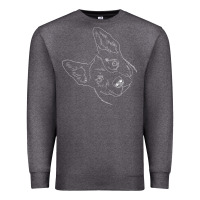 Charcoal Heather funny australian cattle dog t shirt Premium Sweatshirt - linhVisuals