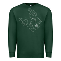 Sports Green funny australian cattle dog t shirt Premium Sweatshirt - linhVisuals
